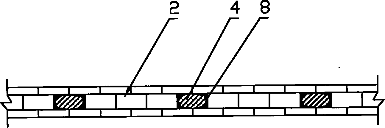 Energy dissipation and shock absorption building with bound rubber beams