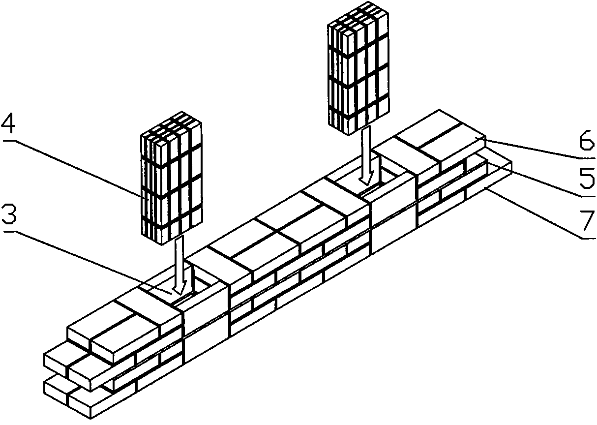 Energy dissipation and shock absorption building with bound rubber beams