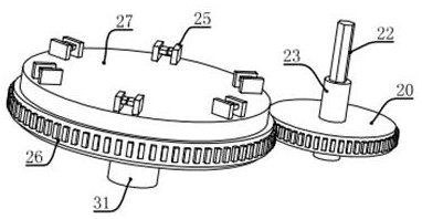 Optical lens grinding device