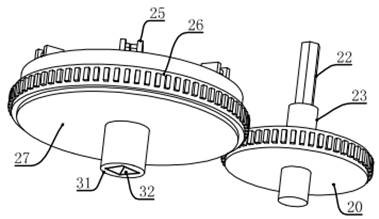 Optical lens grinding device