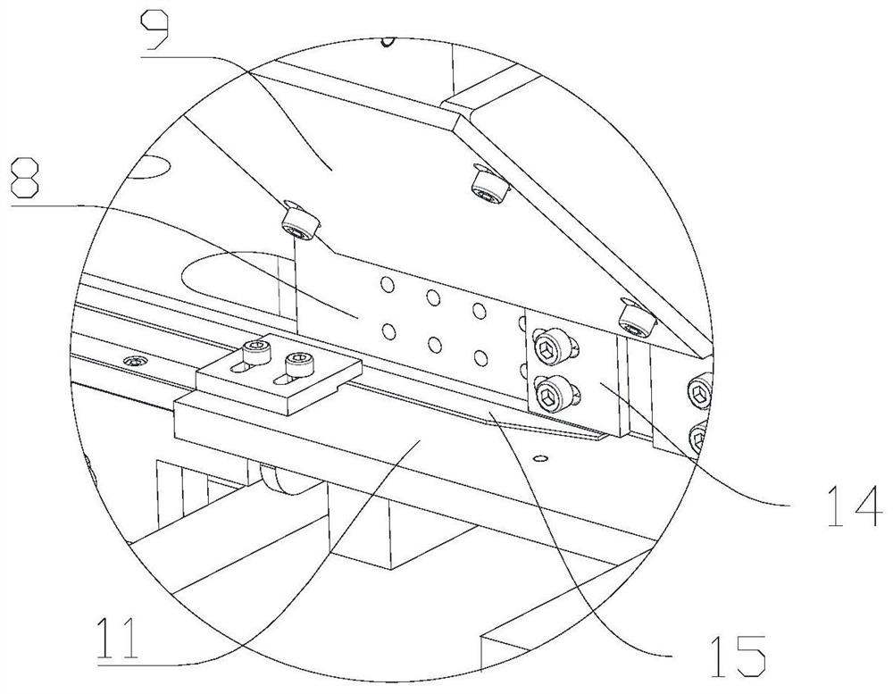 Automatic pneumatic positioning perforating machine for perforating tail part of medical suture needle