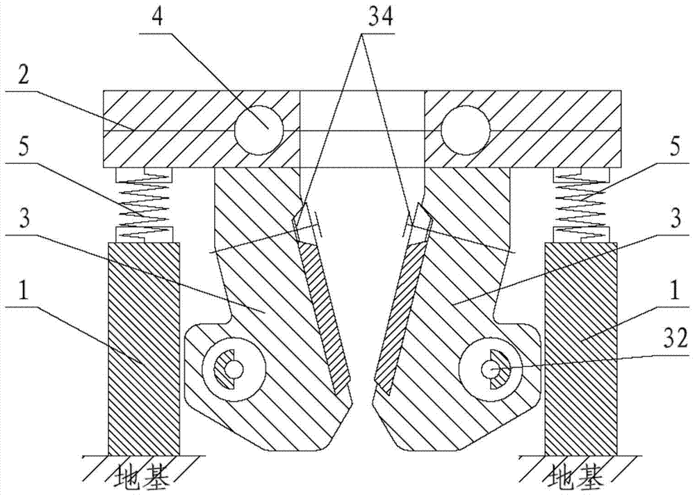 A self-synchronizing crusher with double vibrator vibration