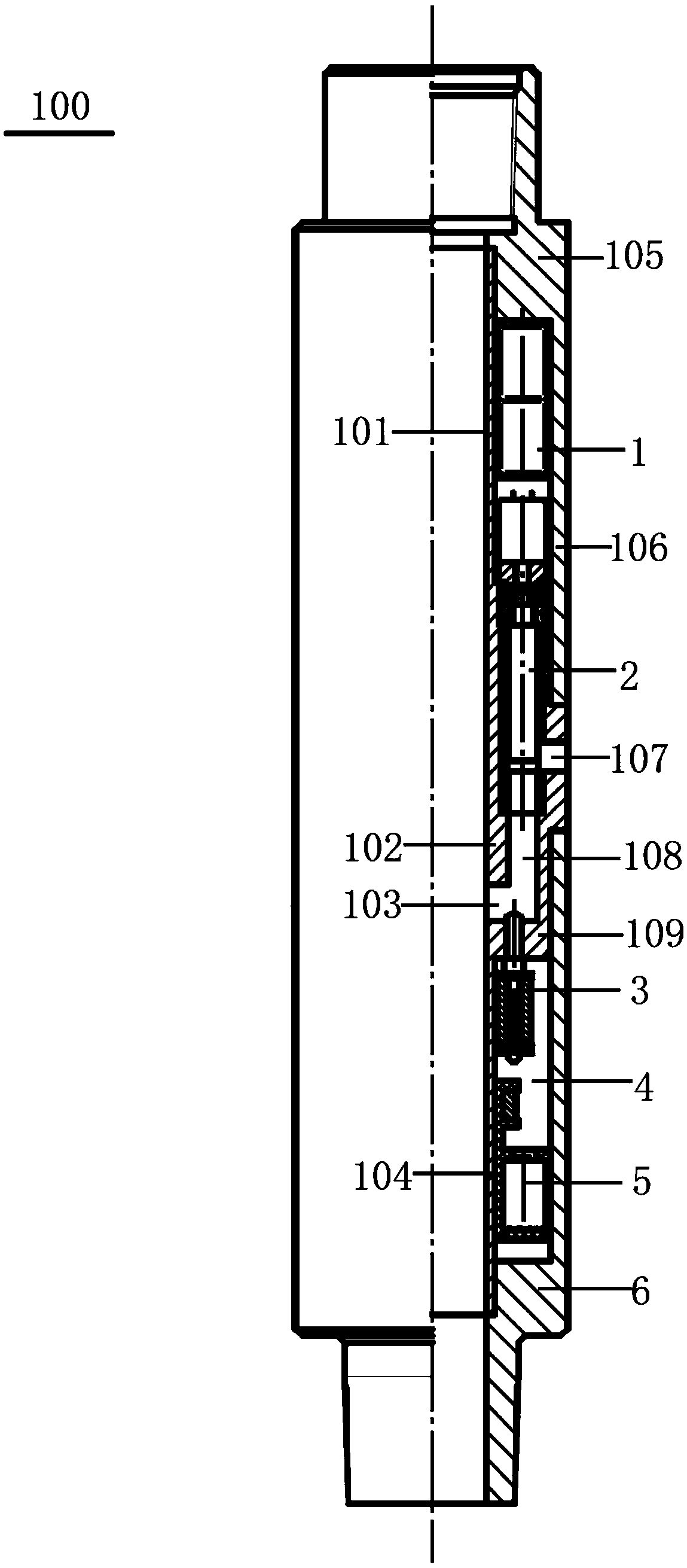 Separated layer water injection device and process method based on downhole wireless communication