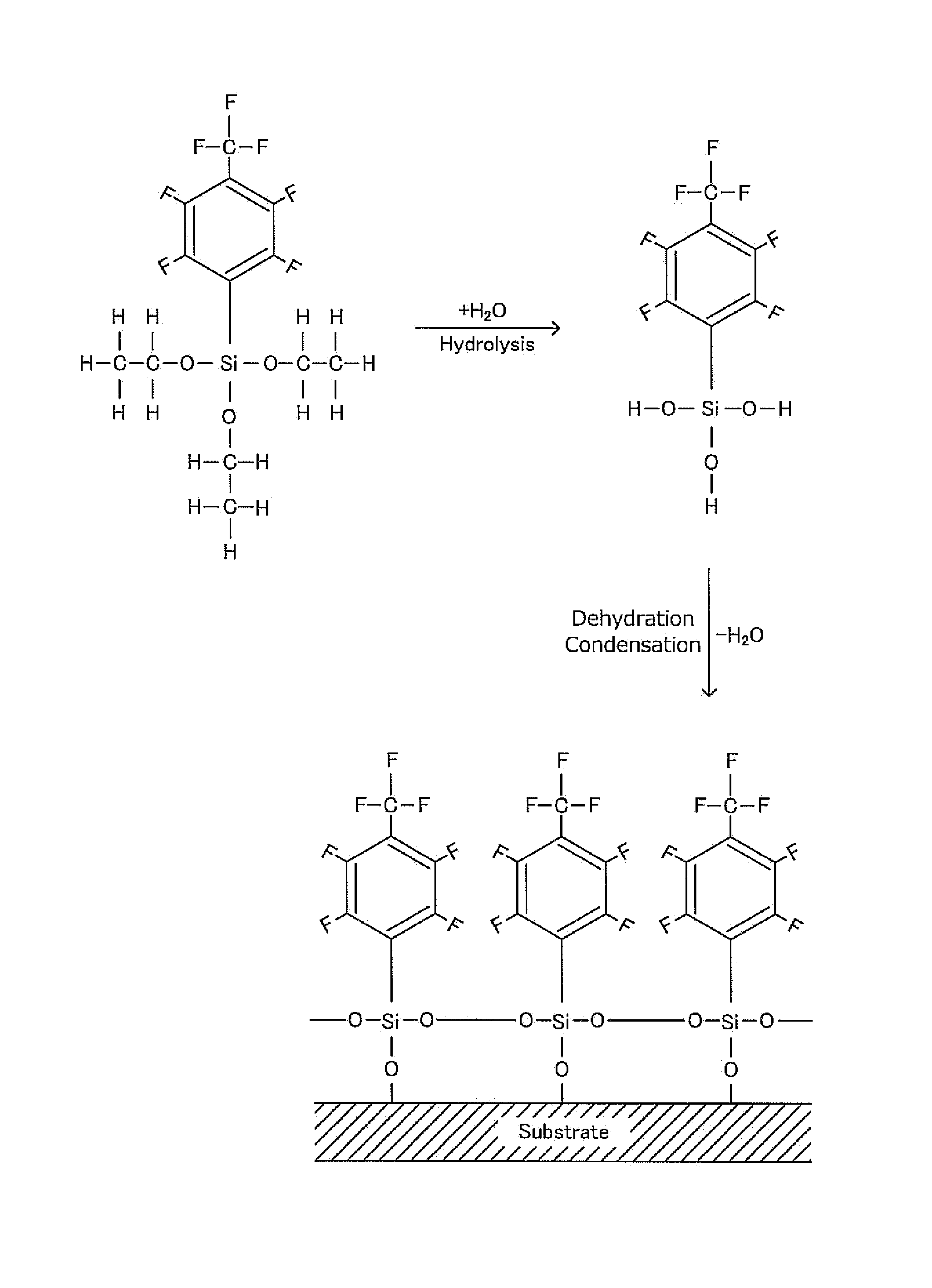 Water-repellent and oil-repellent coating, and formation method thereof