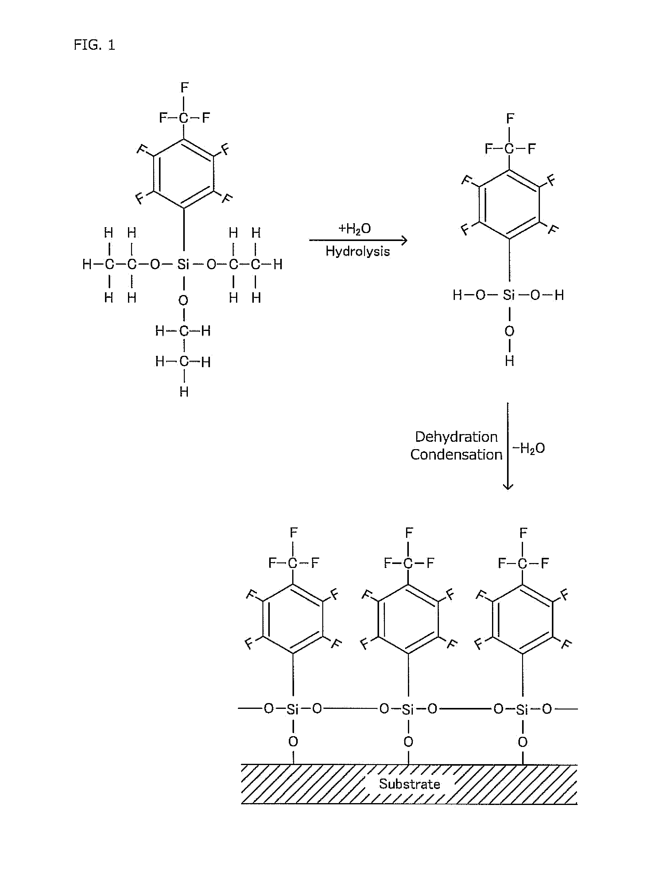 Water-repellent and oil-repellent coating, and formation method thereof