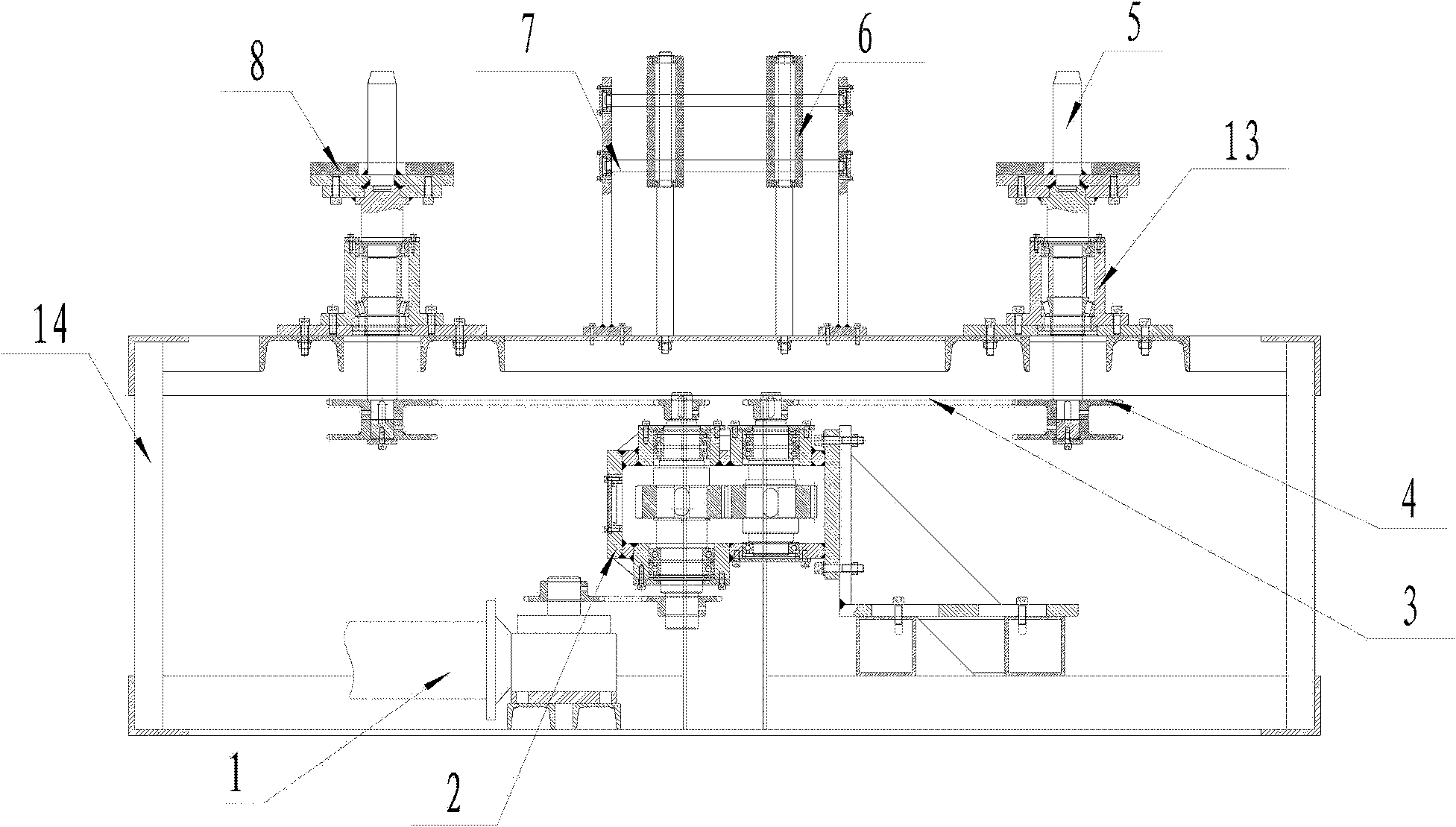 Material-receiving system for band saw gear milling machine