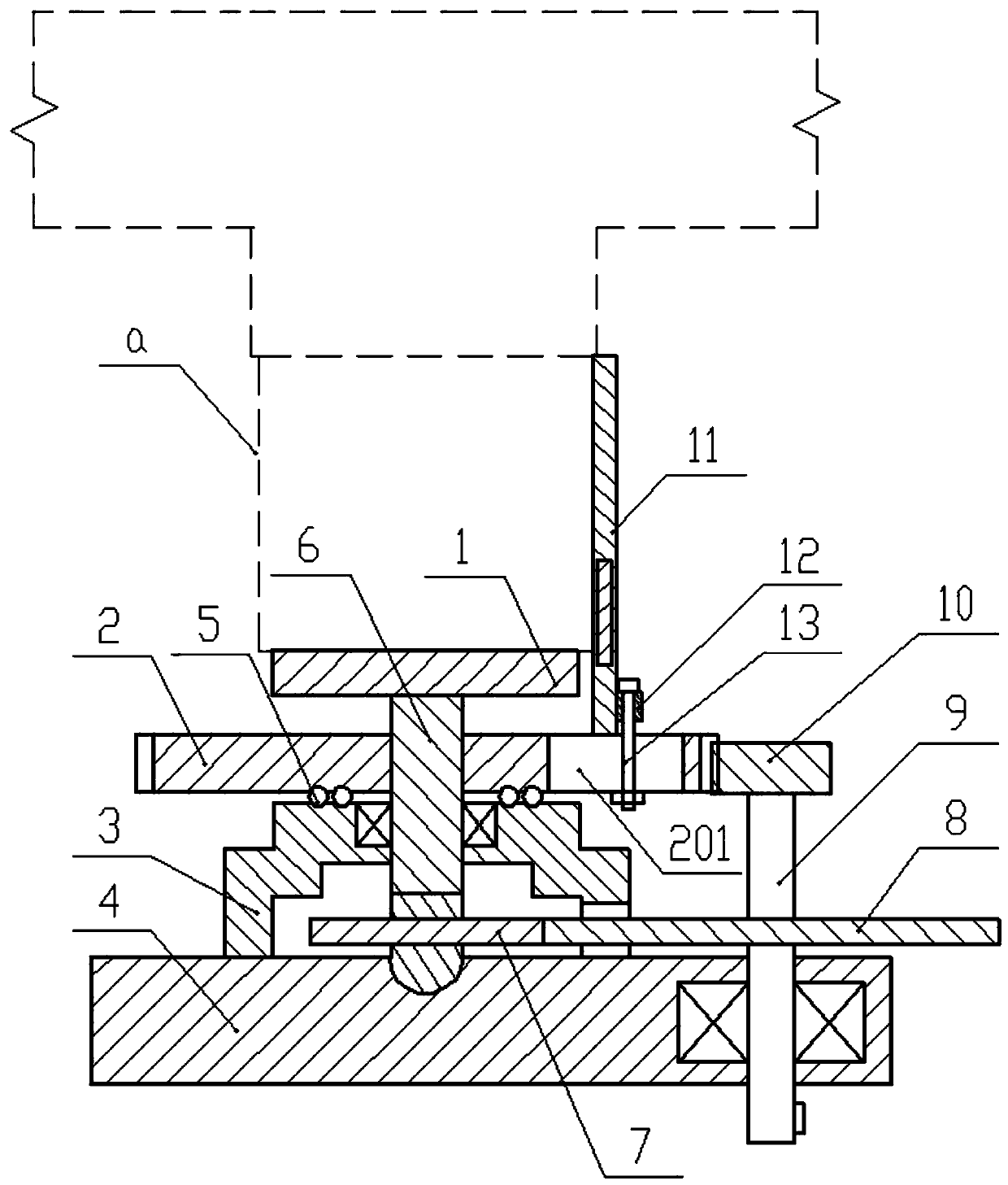 A floating grinding device for the surface of anodic steel claws