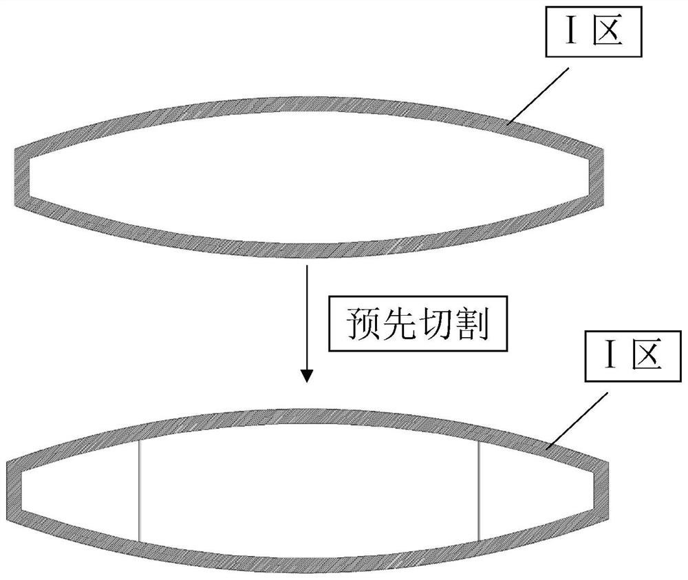 Composite airfoil-like sandwich structure and forming method thereof