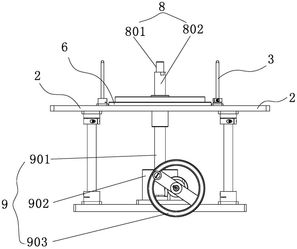 Disc type motor rotor magnetic steel assembling tool and assembling method thereof