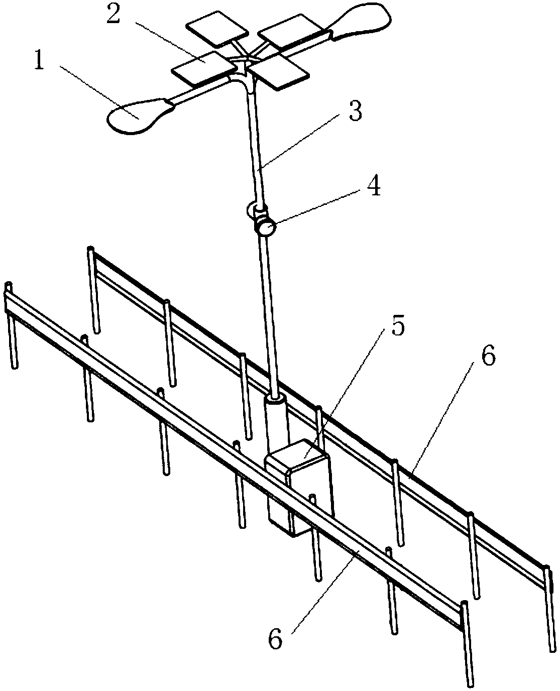 Roadside lighting device