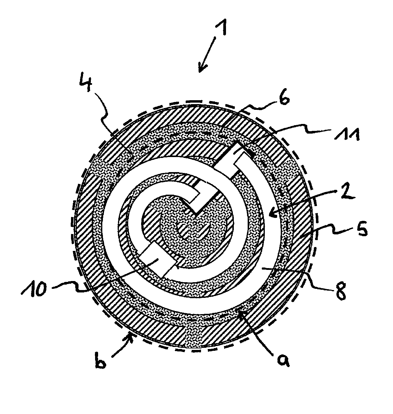 Apparatus, method and use for screening the magnetic field of an RFID transponder