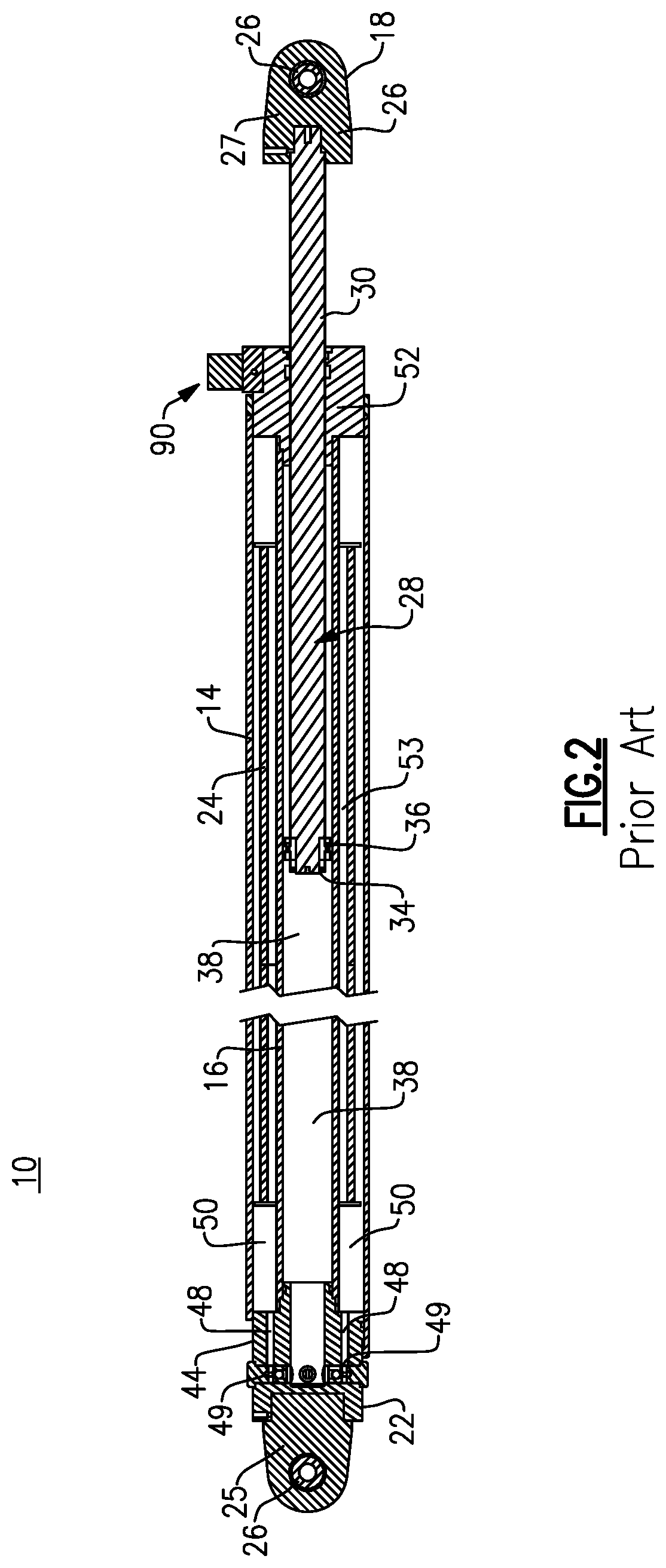 Viscous damper assembly having lockout function