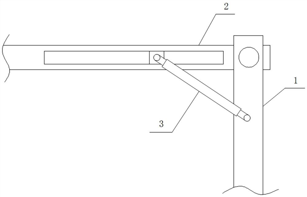 Anti-fracture supporting device for truss structure