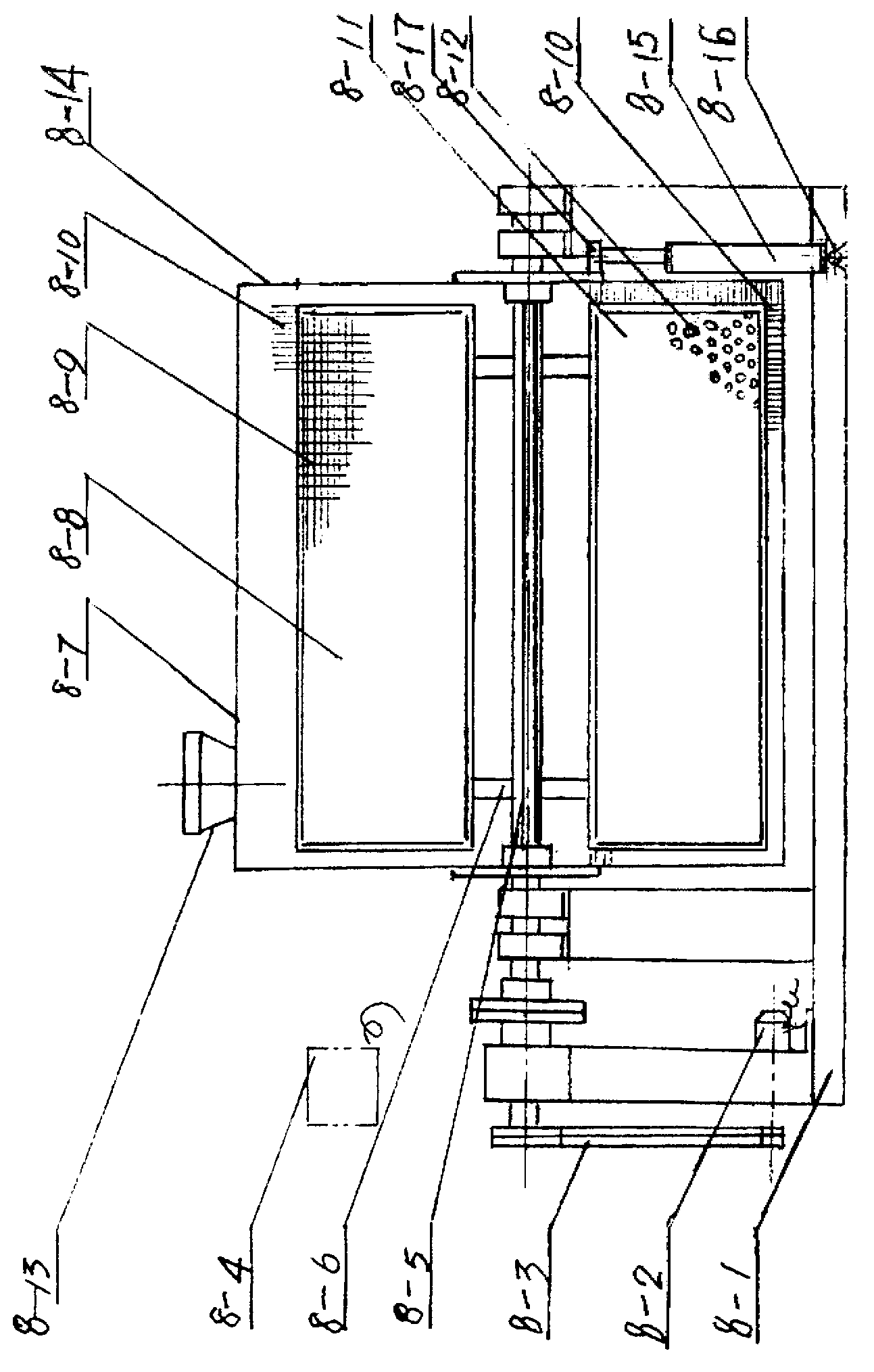 Production line of light weight foam concrete building board