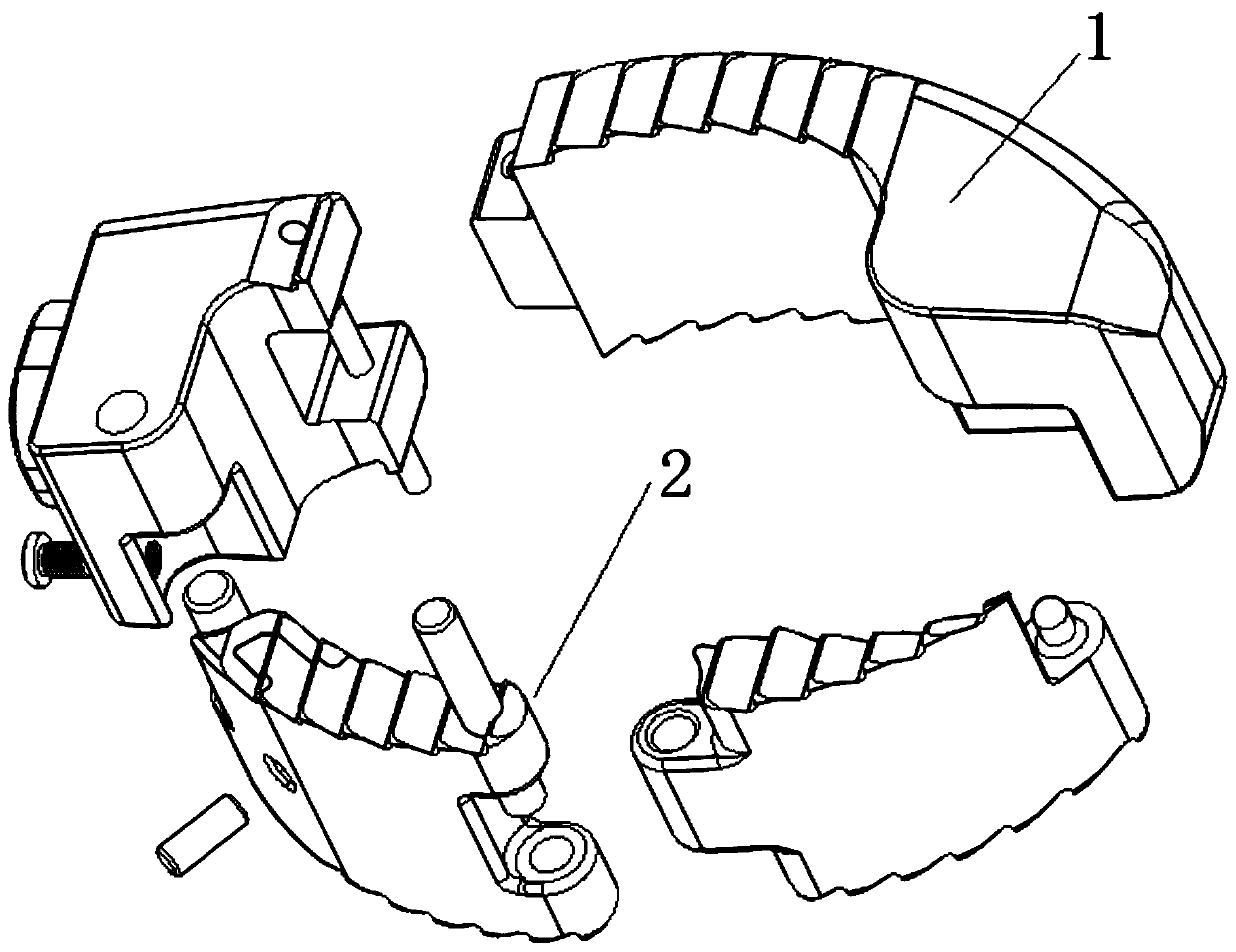 Fusion device with adjustable bone graft space