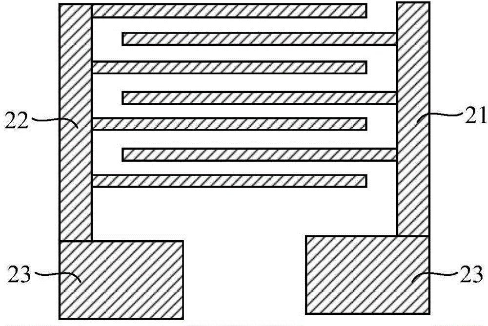 Humidity sensor, humidity sensor array and preparation method thereof