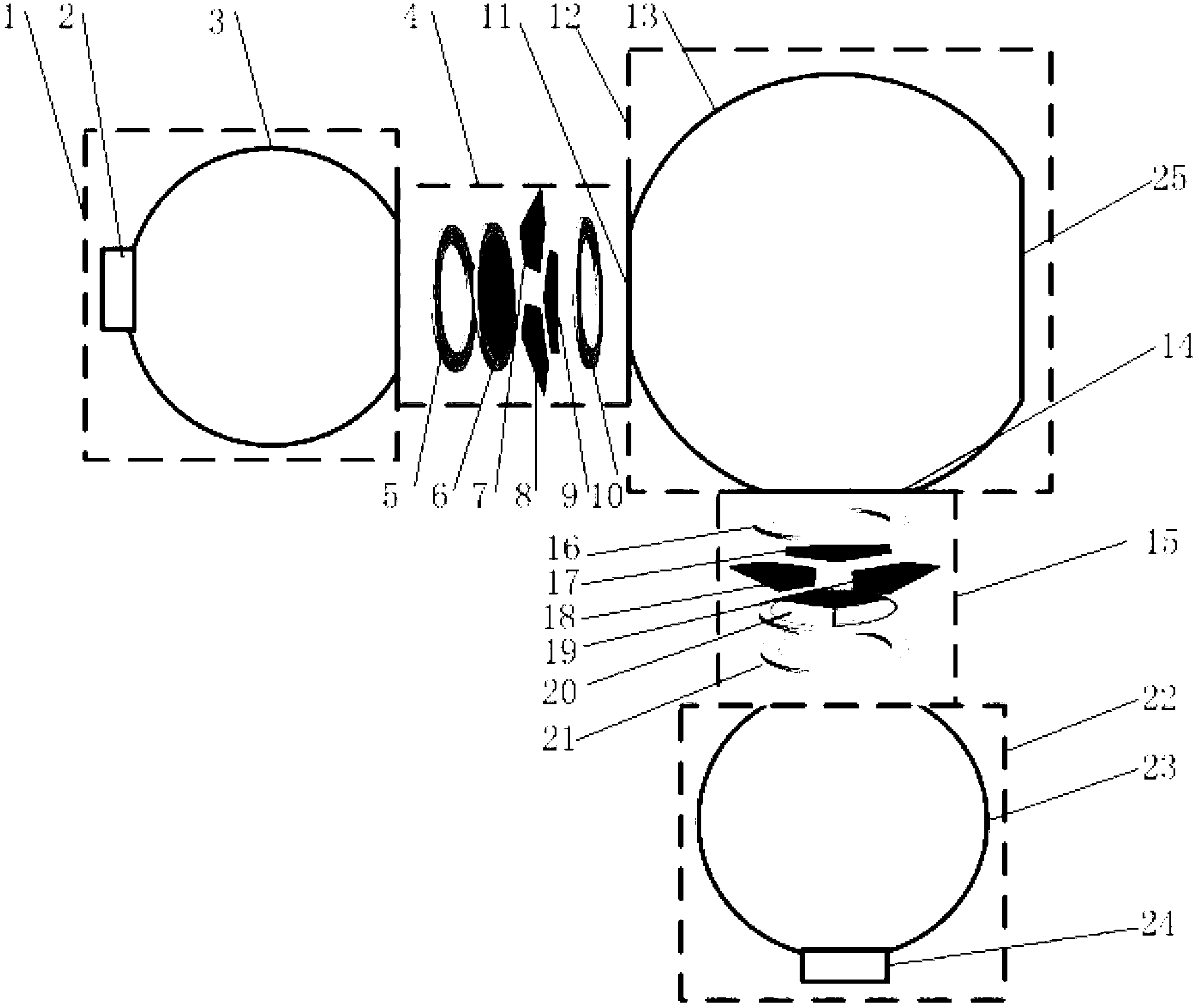 Continuous color matching device for large color gamut