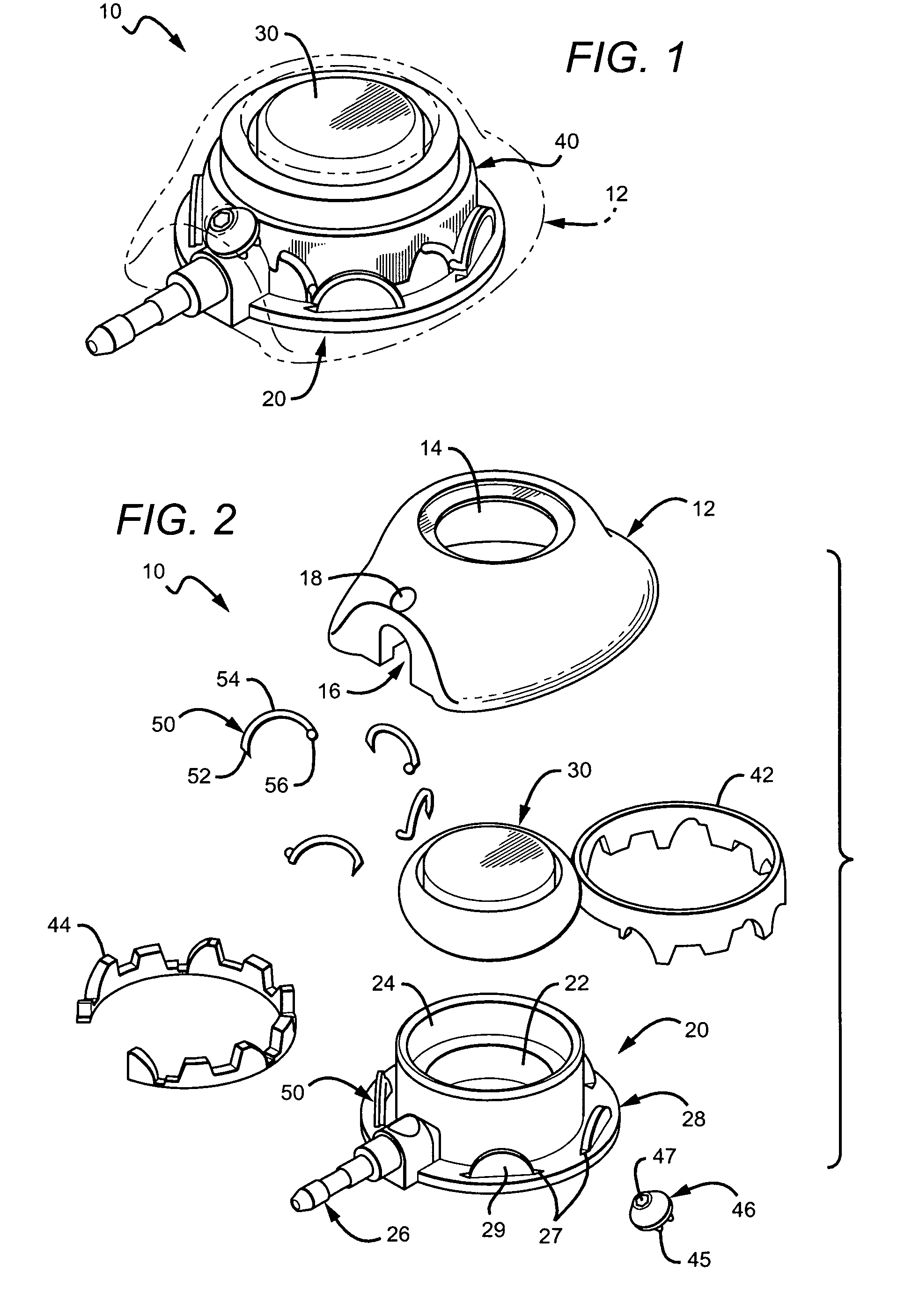 Vascular access port with integral attachment mechanism