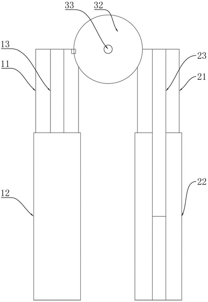 Wire bending self-made tool for steel stranded wire pulling handle