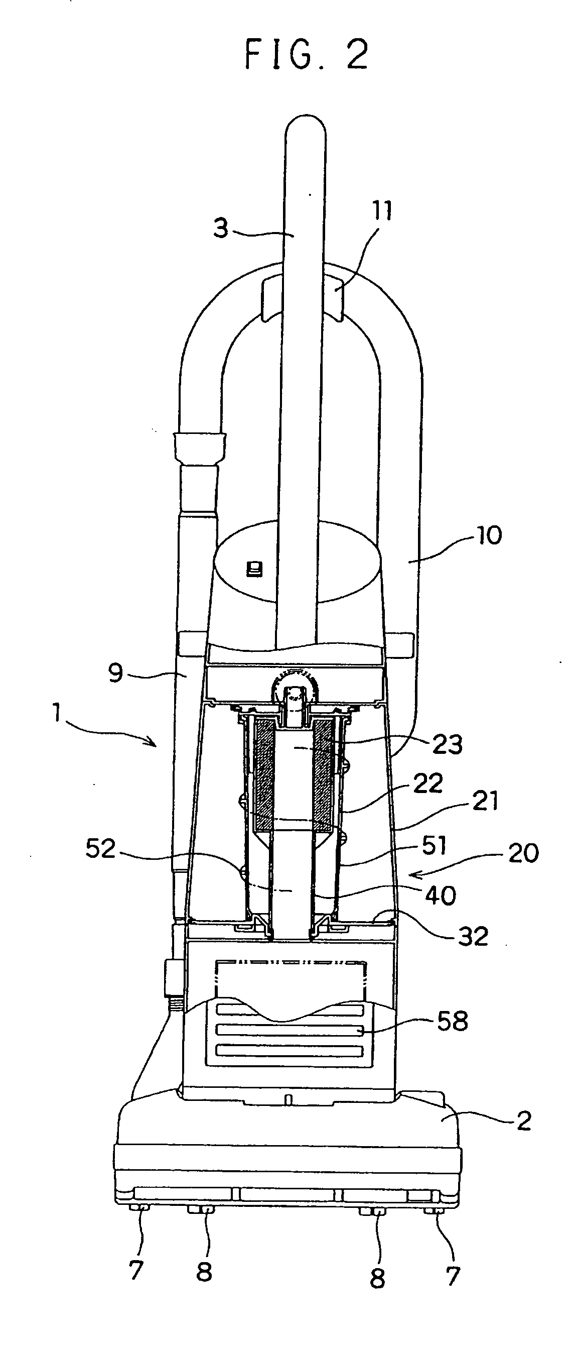 Dirt separation and collection assembly for vacuum cleaner