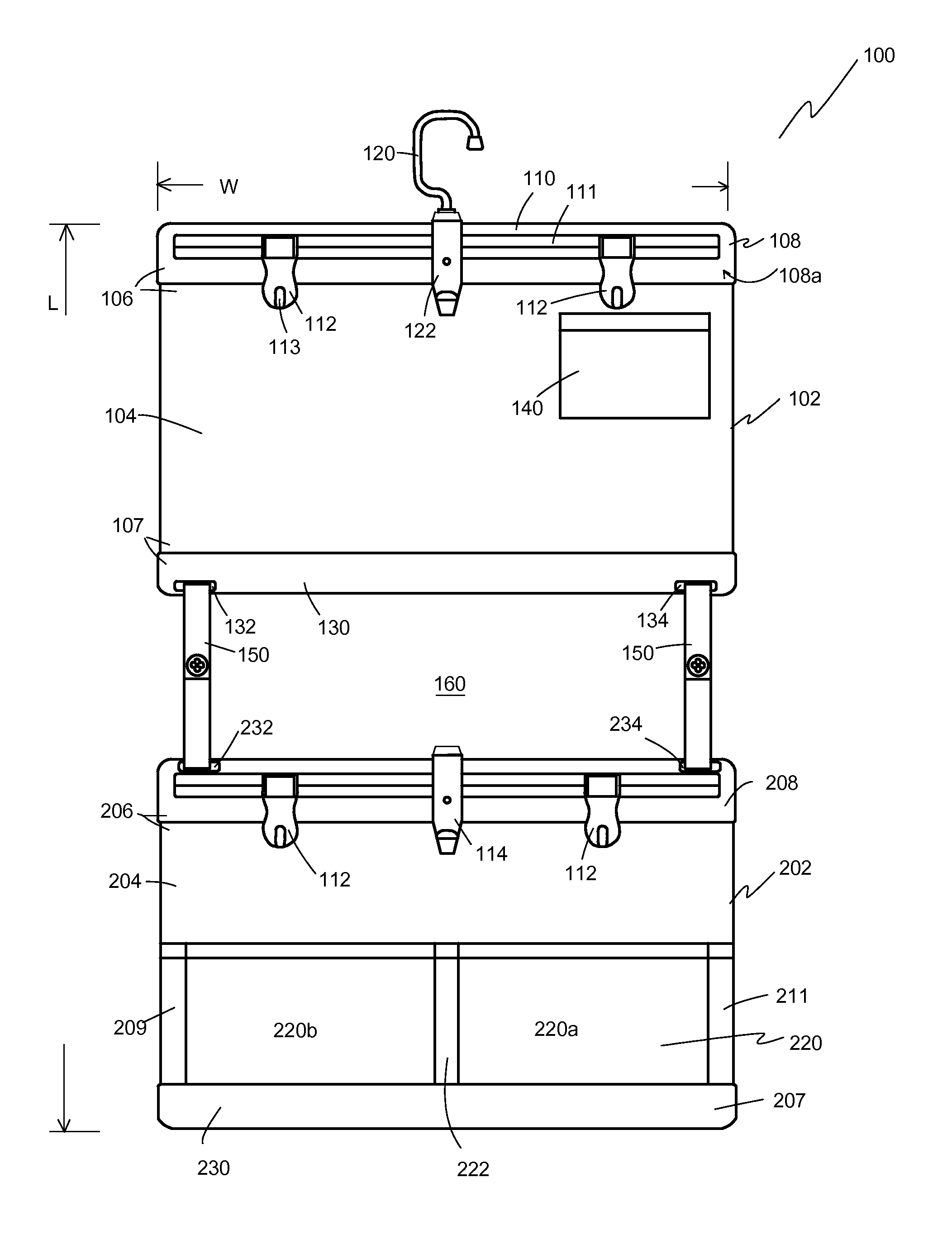 Adjustable outfit hanger