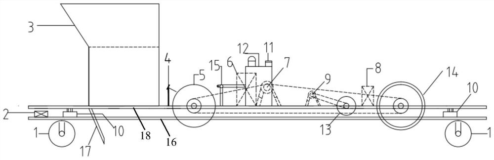 An all-in-one machine for leveling and texture of ultra-high toughness cement-based composite materials for road engineering and its working method