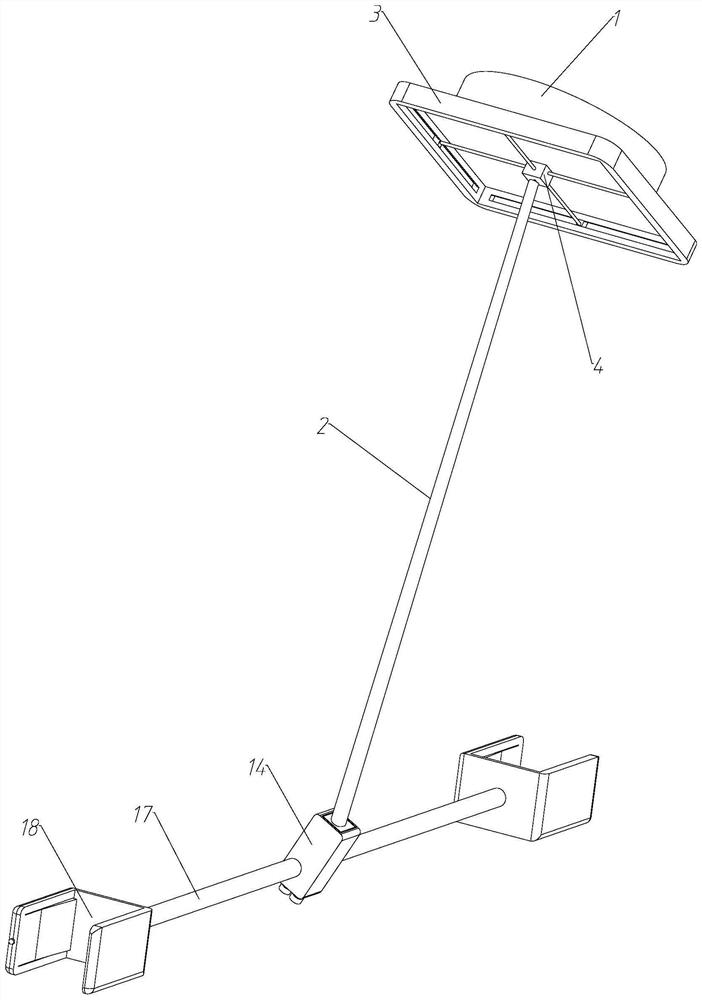 Adjustable all-directional embedded tooth traction device