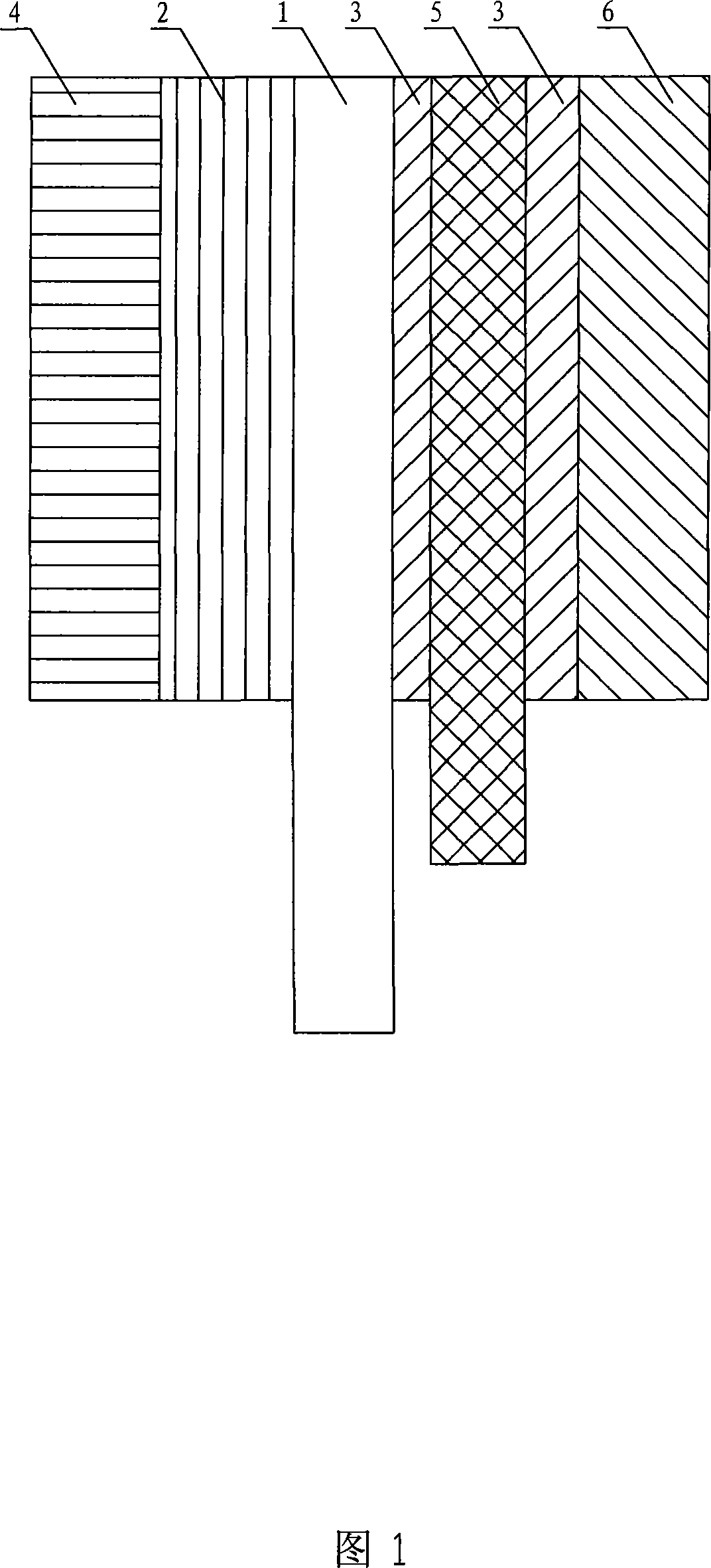 Self-respiration type fuel battery membrane electrode and method for producing the same