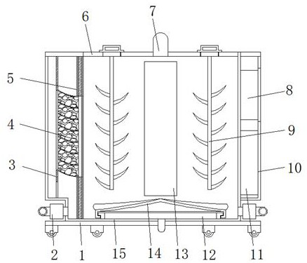 A juvenile shrimp transfer device for crayfish culture