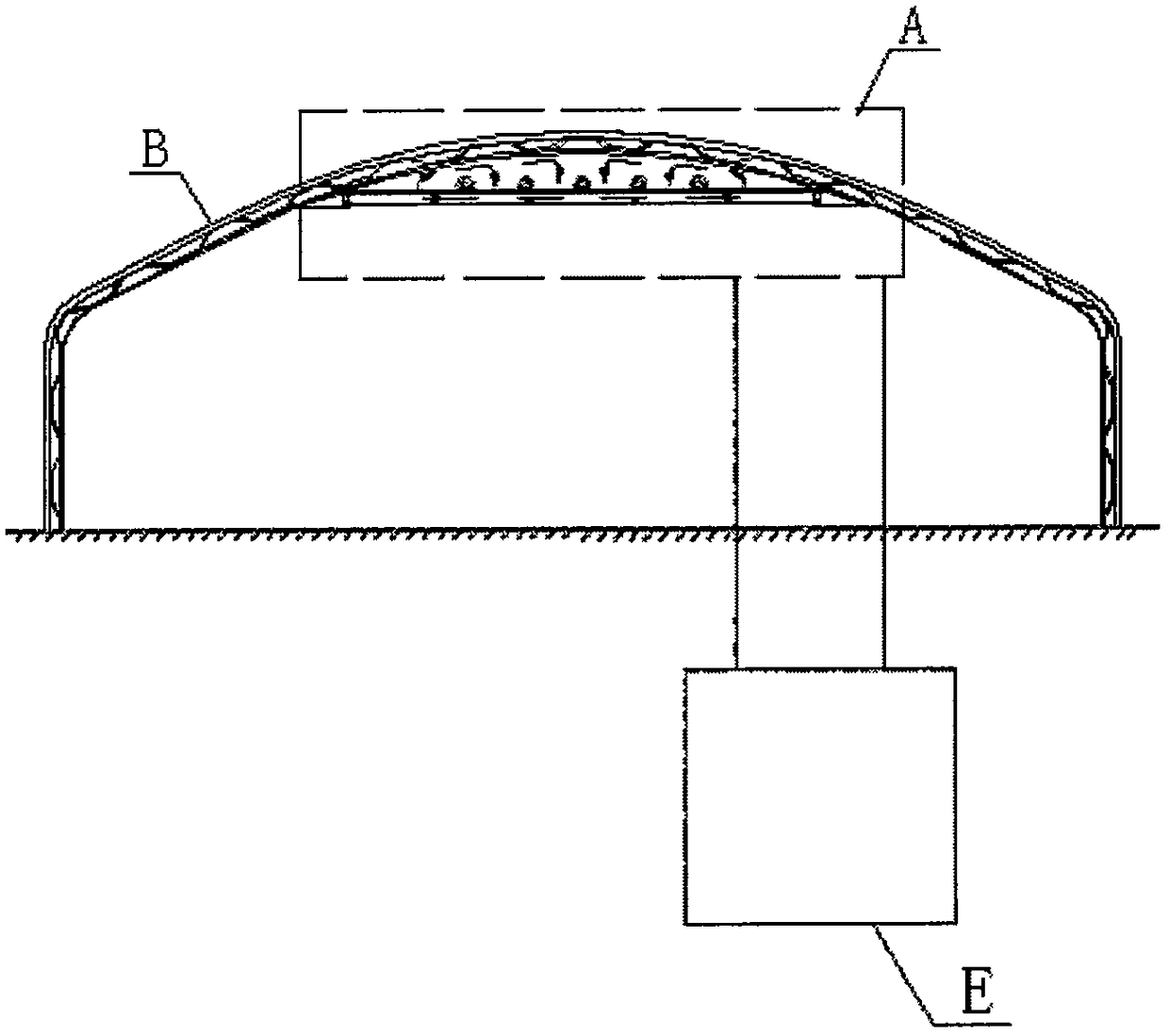 A greenhouse power generation system