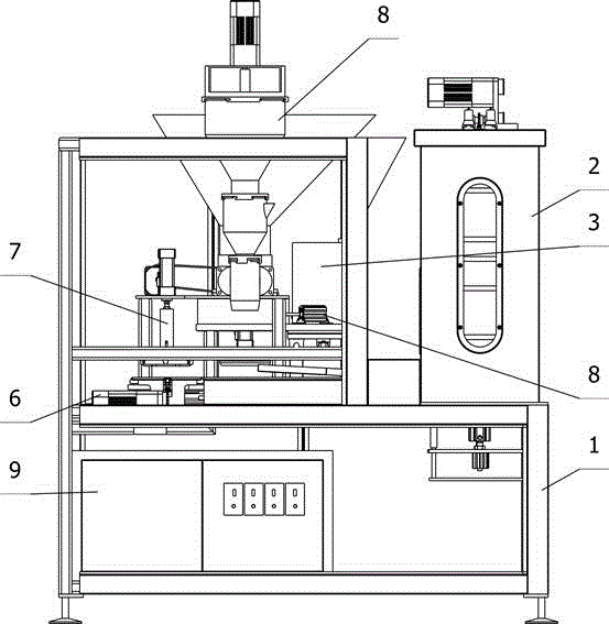 Environment-friendly type full automatic cake making machine