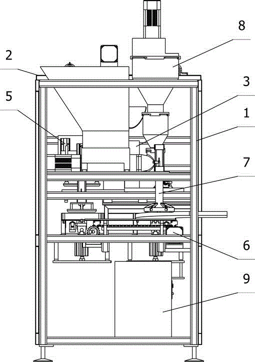 Environment-friendly type full automatic cake making machine