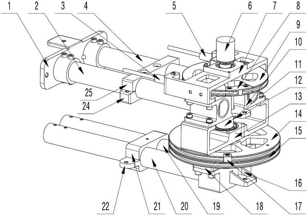 A coupling motion mechanism and a shoulder joint rehabilitation training device including the mechanism