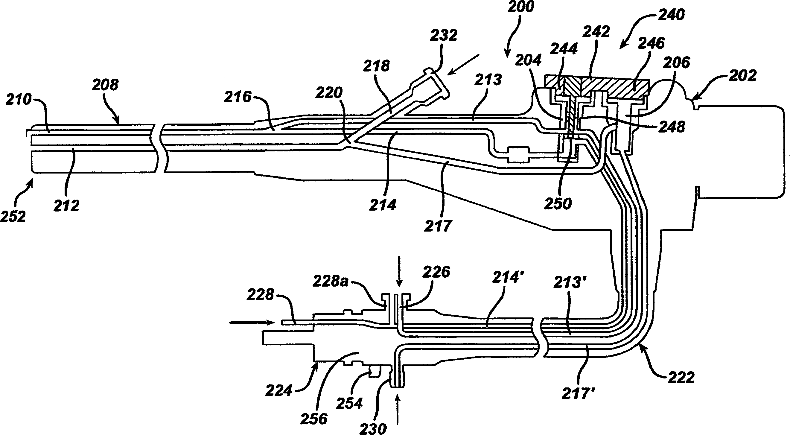 Endoscope reprocessor connectors having reduced occlusion