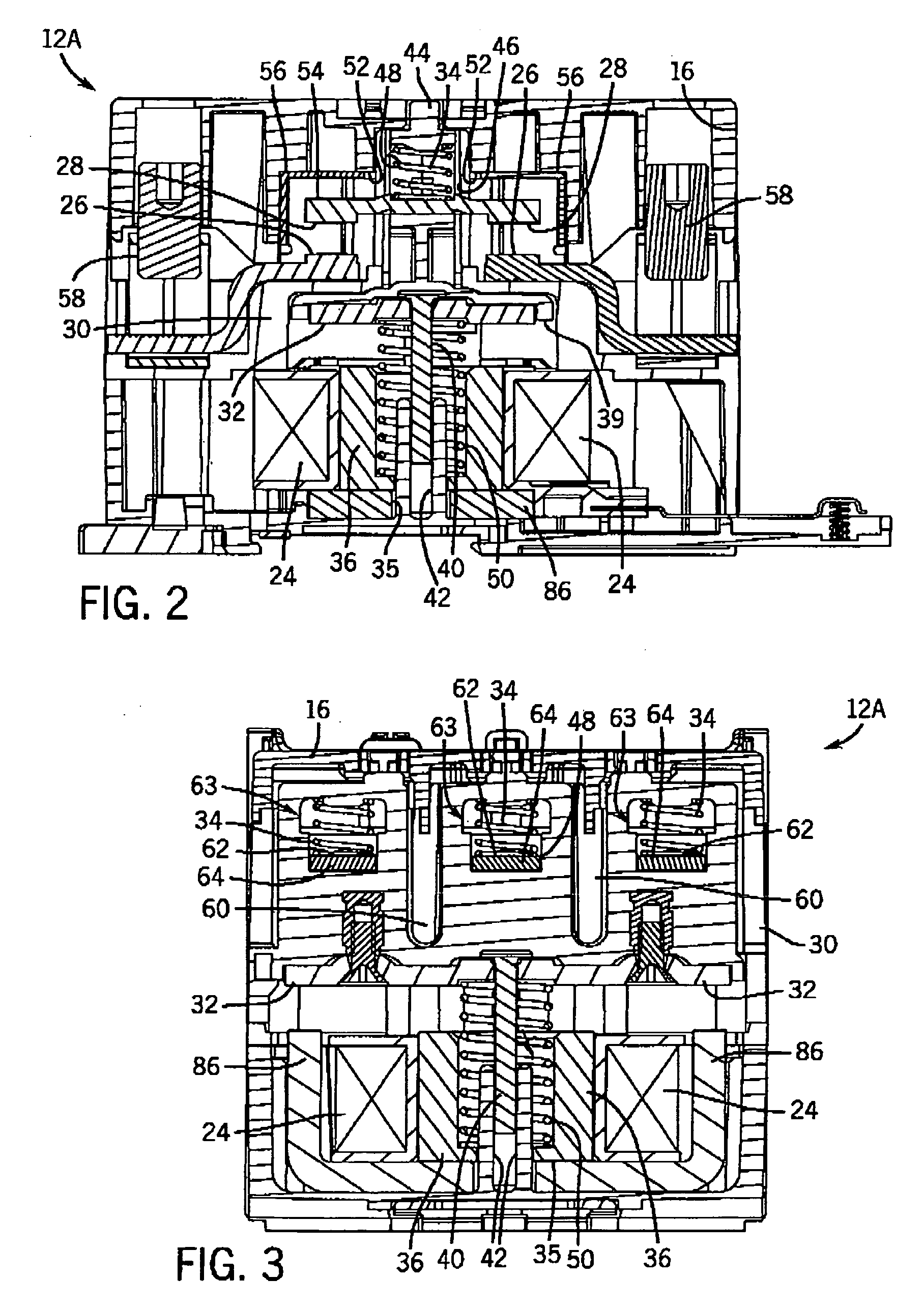 Modular contactor assembly having independently controllable contactors