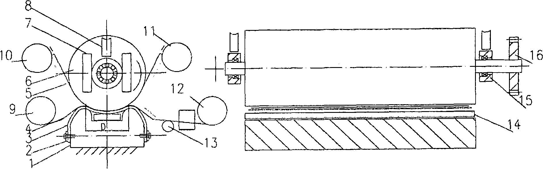 Transfer printing device for cold-transfer decorating machines