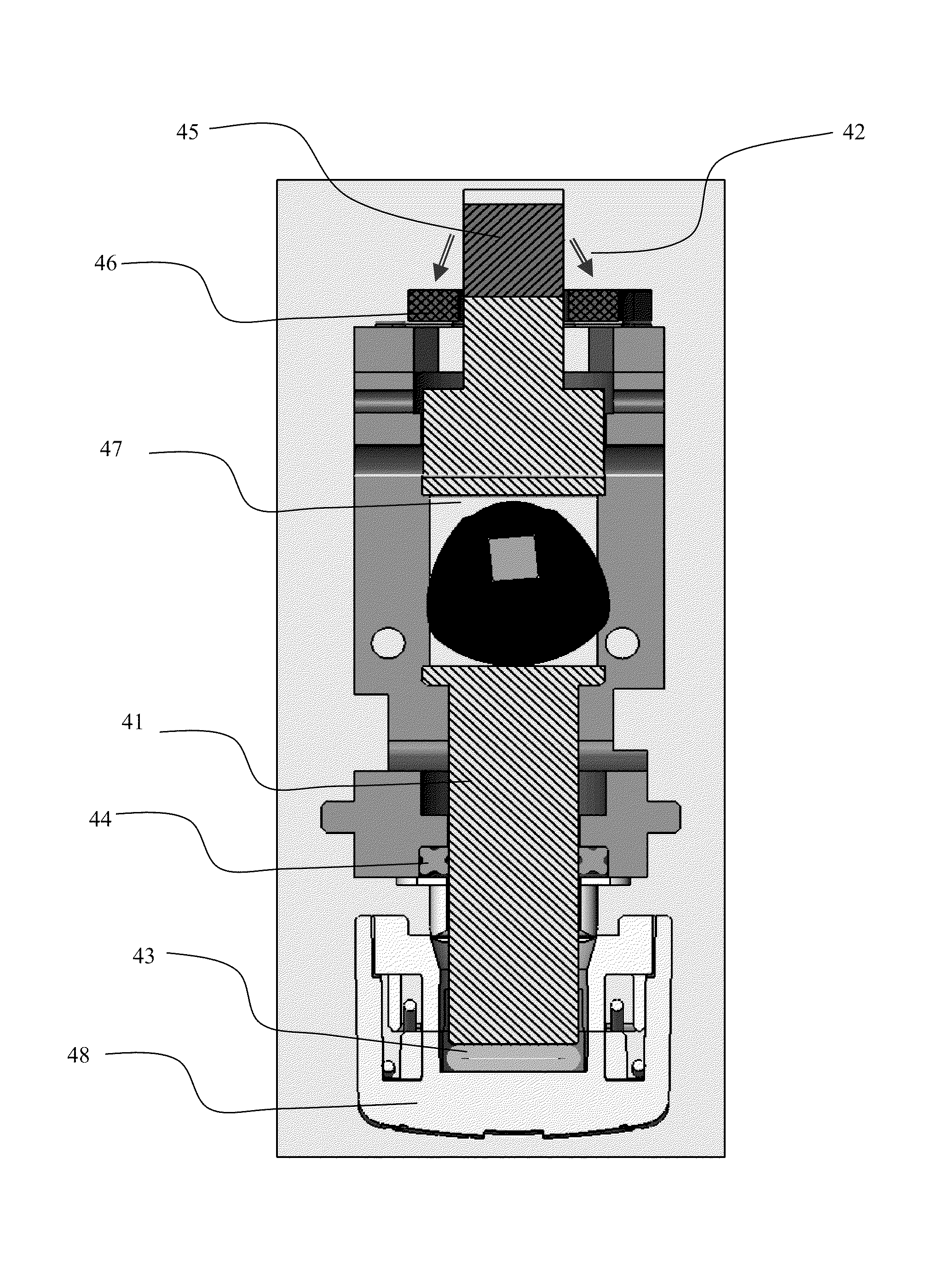 Magnetically balanced finger-type peristaltic pump