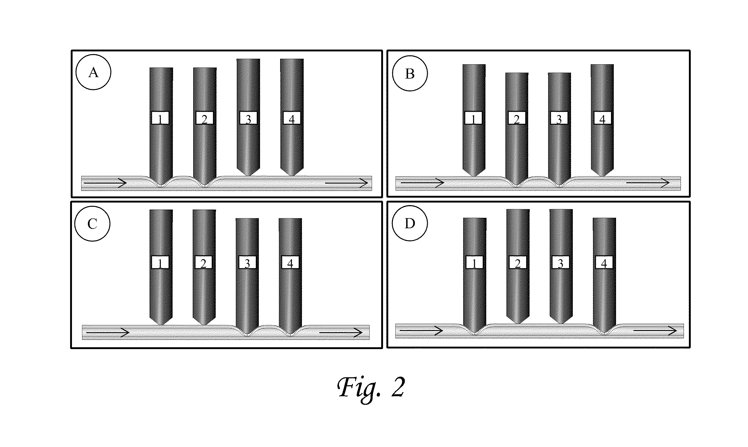 Magnetically balanced finger-type peristaltic pump