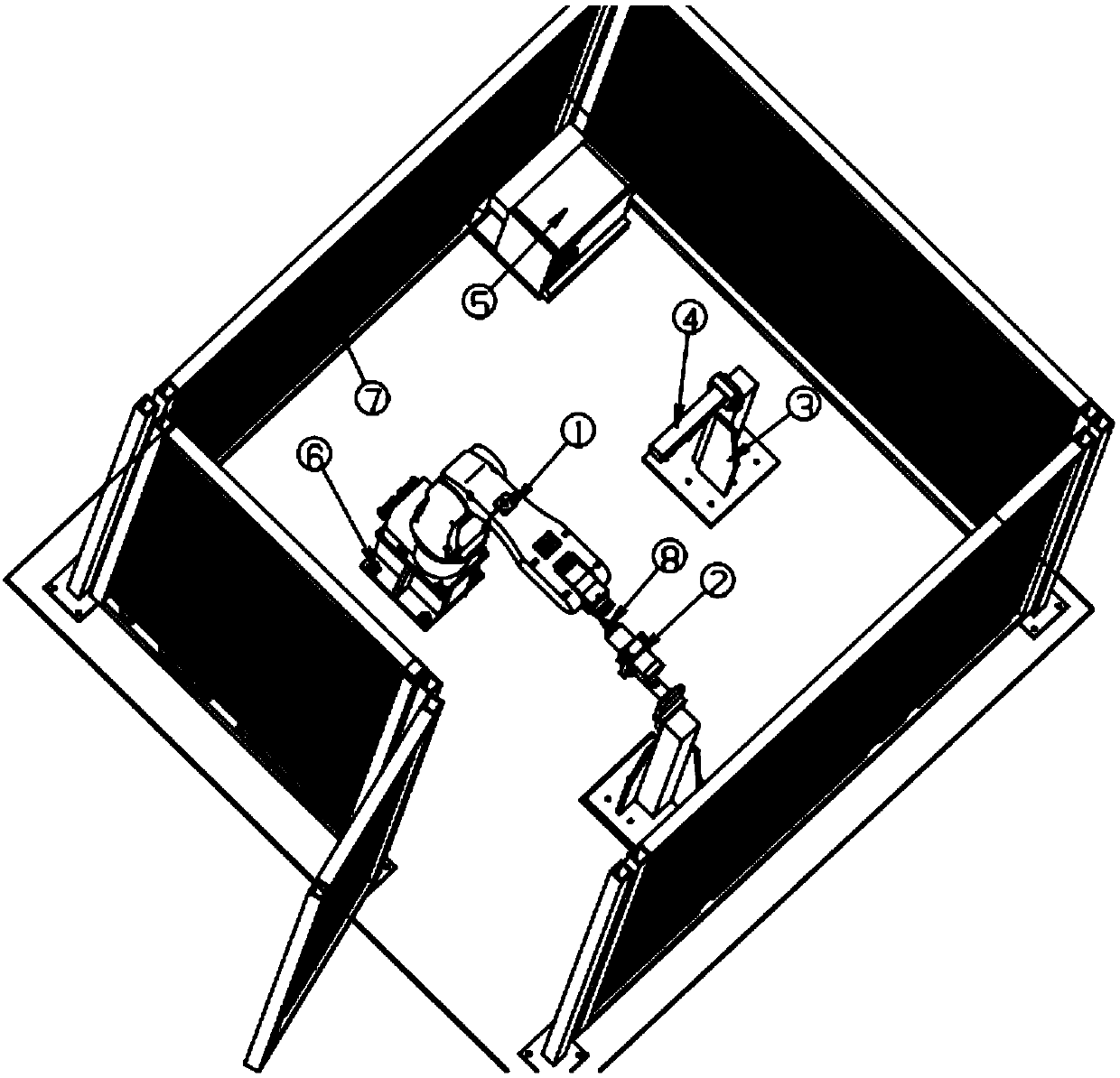 Robot burr cleaning method based on 3D laser scanner