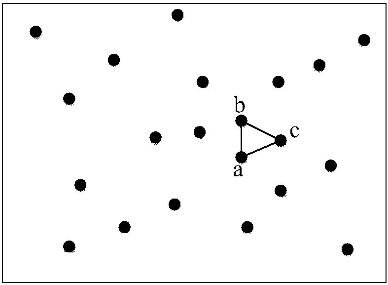 Method for determining influence range of abnormally high values of sampling points of soil heavy metal content in mining area