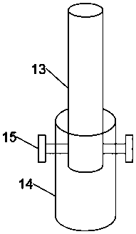 Corrected positioning device for planting apple seedlings