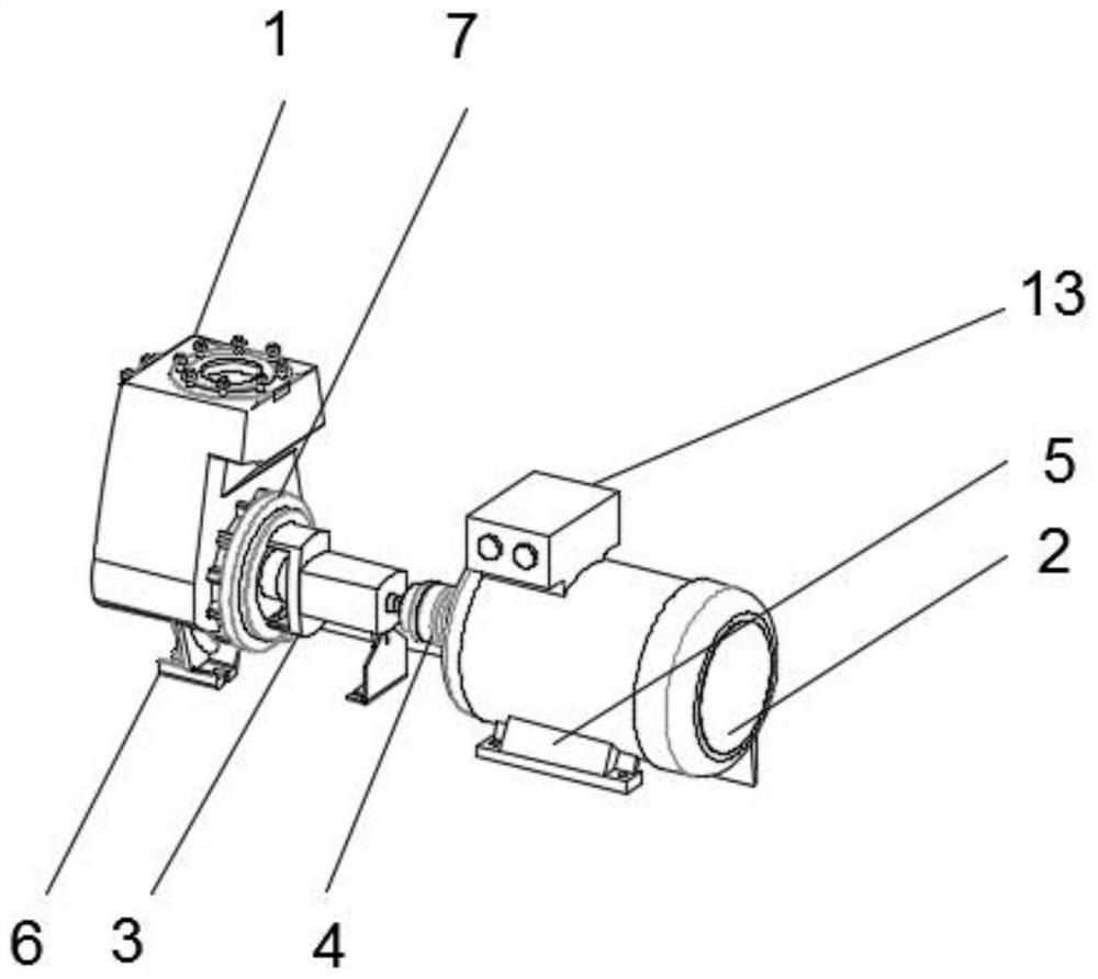 High-efficiency low-energy-consumption clear water self-priming pump