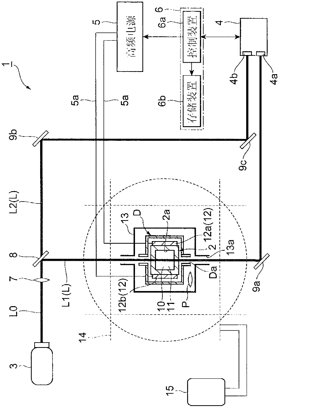 Optically pumped magnetometer, magnetoencephalography meter, and MRI device