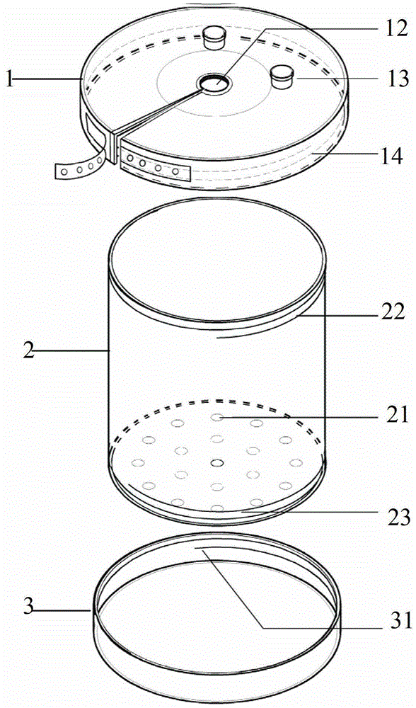 A plant water consumption measurement and water control device