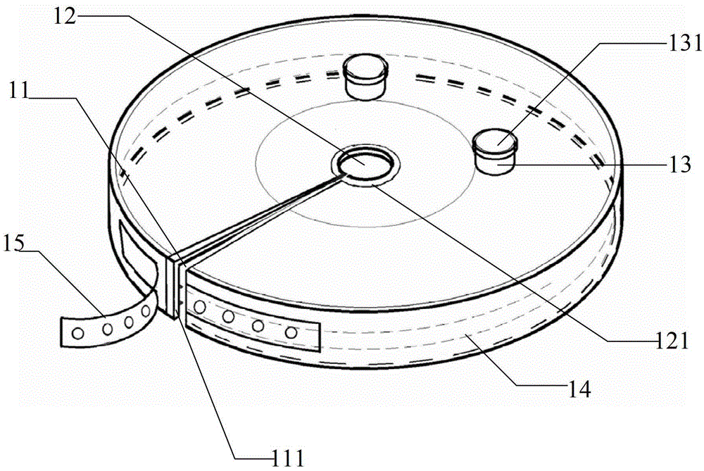 A plant water consumption measurement and water control device