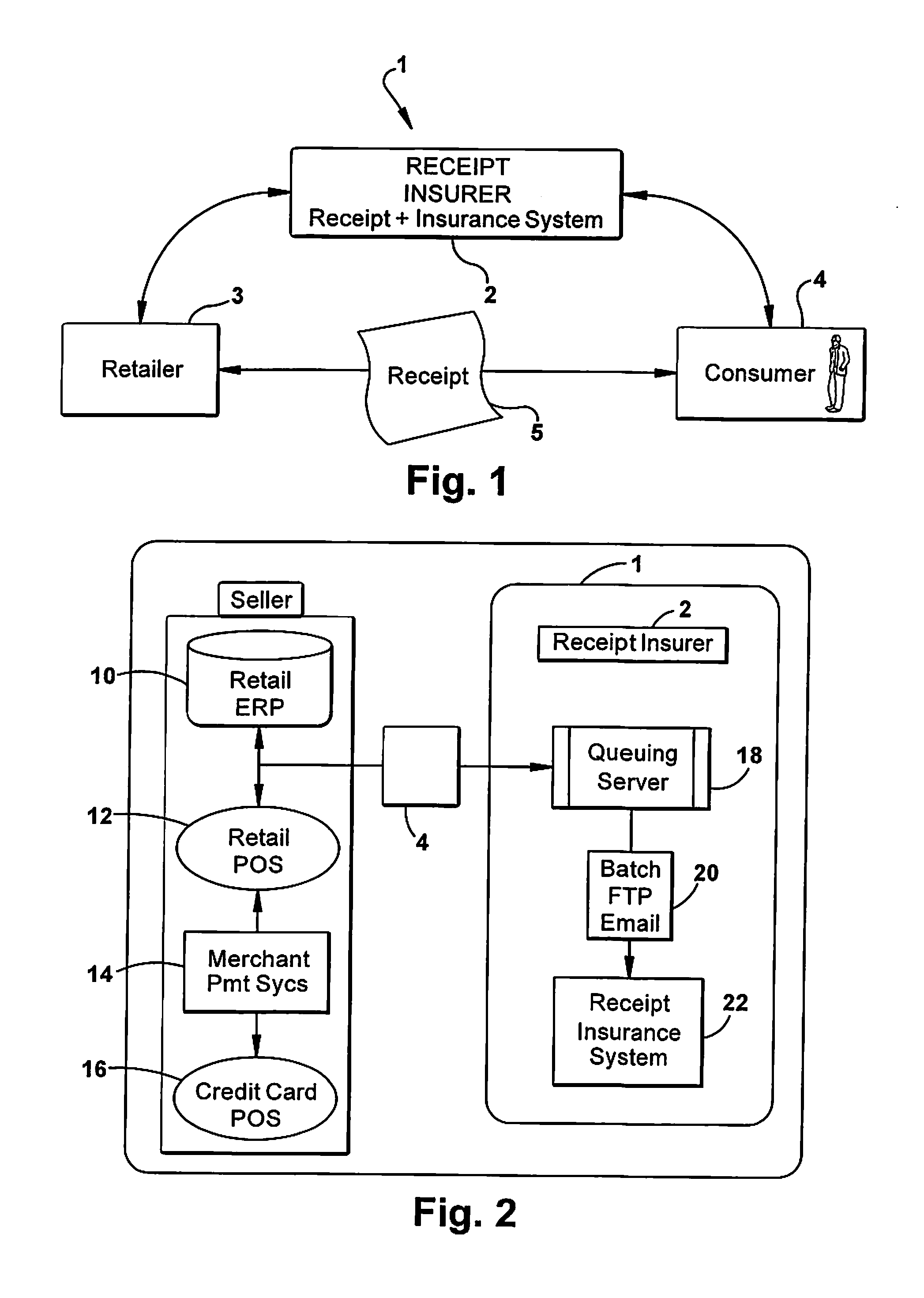 Receipt insurance systems and methods