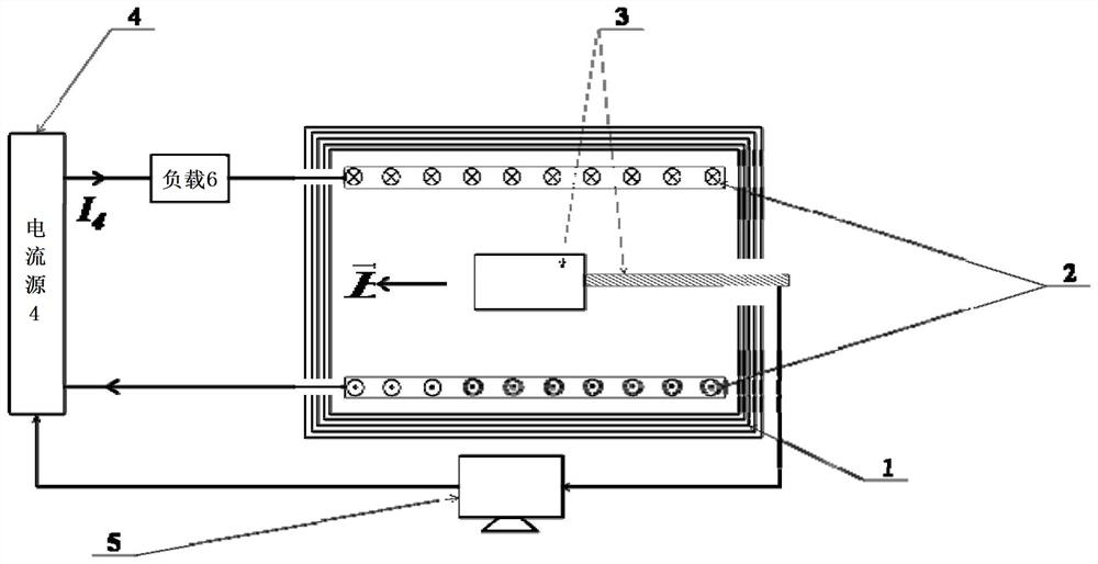 Constant current source device based on quantum natural references and implementation method