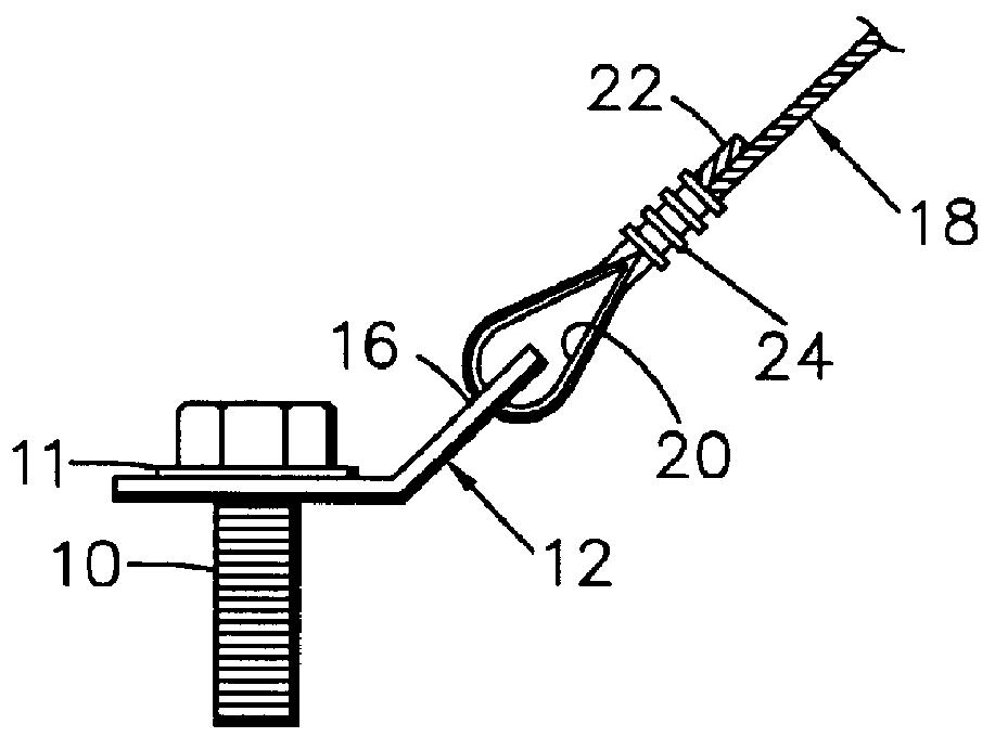 Universal restraint clip fitting