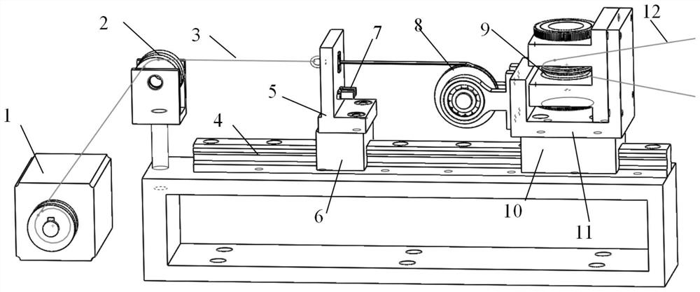 An electrode wire tension adjustment mechanism of a wire-cut electric discharge machine