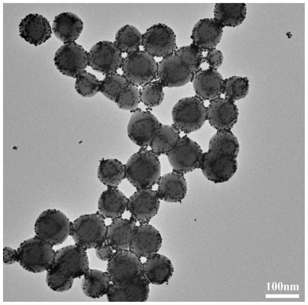 A zif-8 nanosphere loaded with au NPs and Fe simultaneously  <sub>3</sub> O  <sub>4</sub>  Methods for NPs